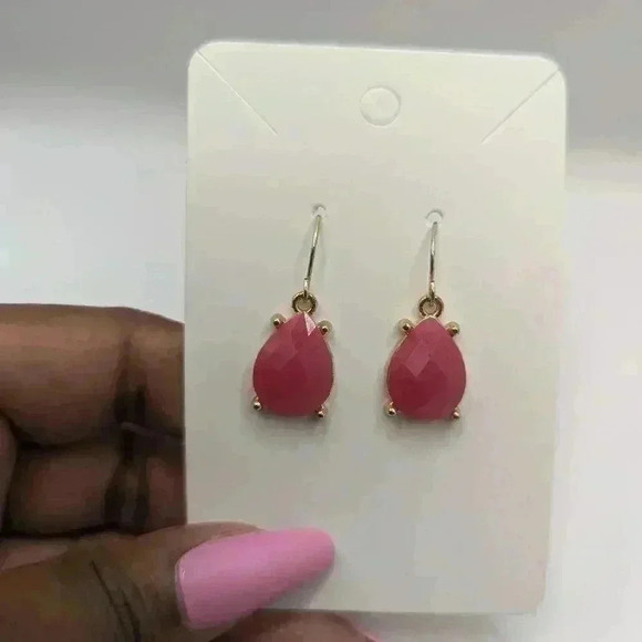 Teardrop GoldTone earring bundle set of 3 earrings - Picture 5 of 6